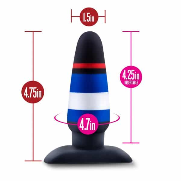 P4 - Pride Avant – Plug Anale – Blush