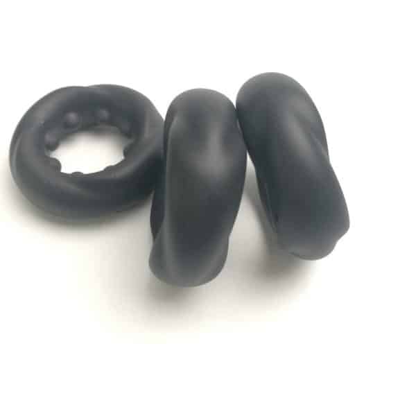 Silicone Rib and Dots Ring - Anneau d'Érection