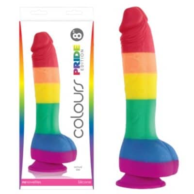 8 Dildo Colours - Pride Edition - Gode en Silicone - Ns Nolvelties