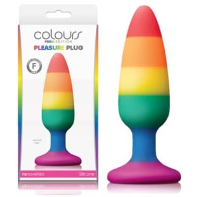 Medium Pleasure Plug Colours - Pride Edition - Plug Anale - Ns Nolvelties (Copie)