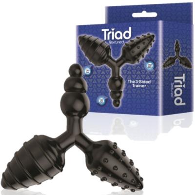 Triad Textured - Plug Anale Triple - Icon Brands