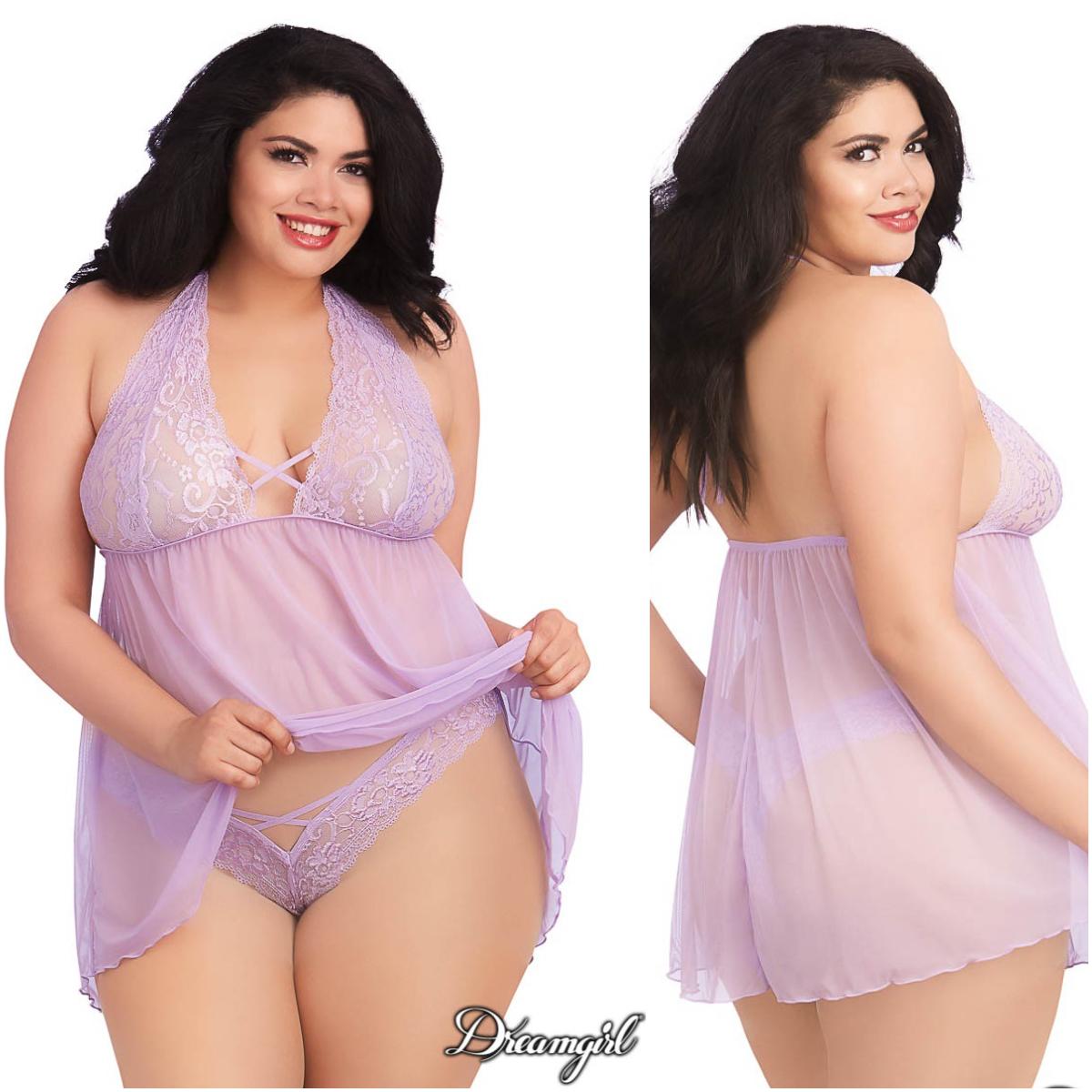 Babydoll - 9669X - Grande Taille - Dreamgirl