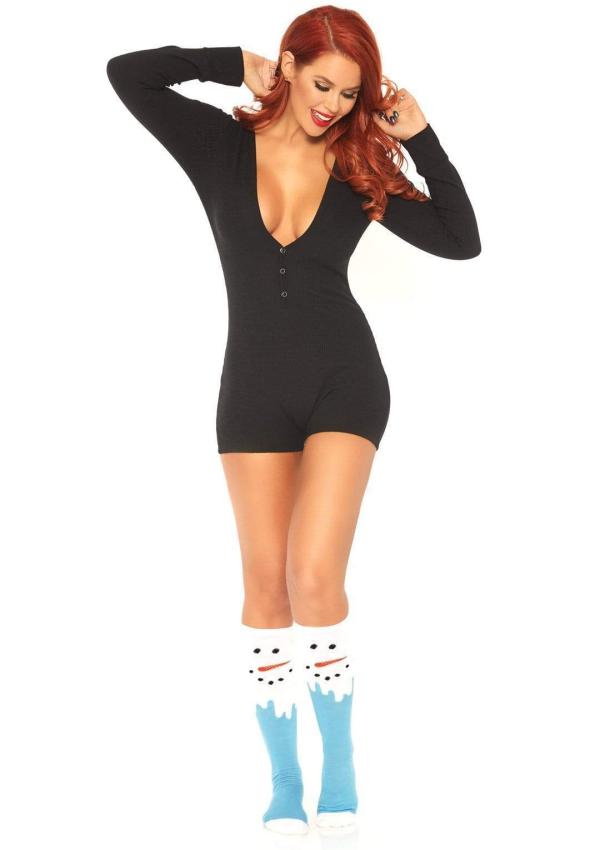 Barboteuse Long Johns - 86649 - Leg Avenue