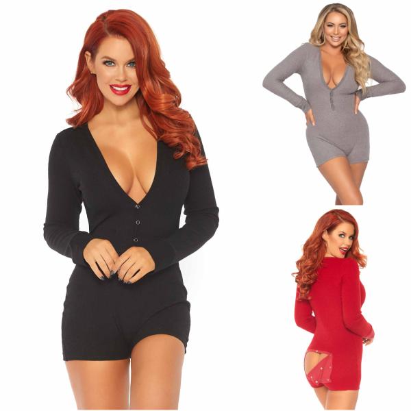 Barboteuse Long Johns - 86649 - Leg Avenue