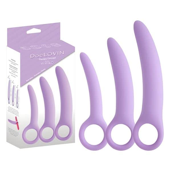 DocLovin - Kit de Dilatateurs Vaginaux - 3 Pièces - Vivilo