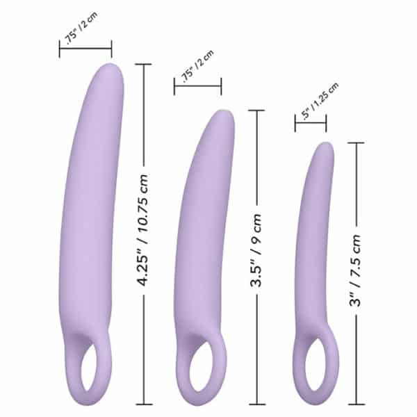 DocLovin - Kit de Dilatateurs Vaginaux - 3 Pièces - Vivilo