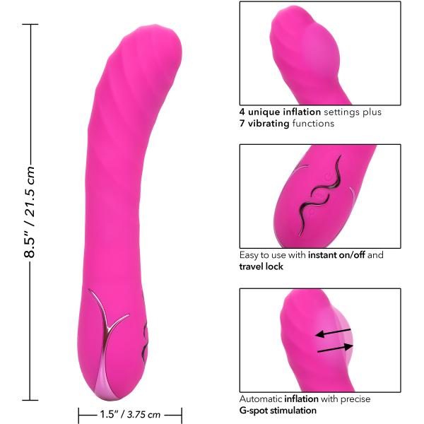 Inflatable G-Wand - Insatiable G - Vibrateur Gonflable Point G - California Exotics
