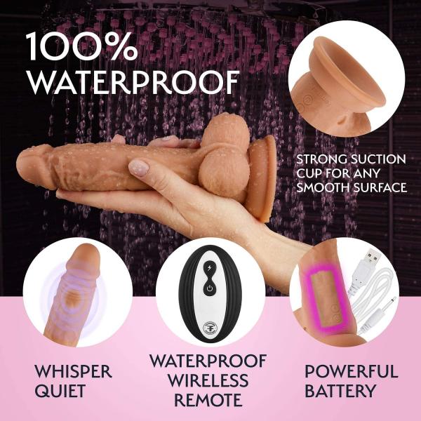 Wireless Turbo Baller - Vortex Series 2.0 - Vibrateur Réaliste Rechargeable -  FemmeFunn – Image 7