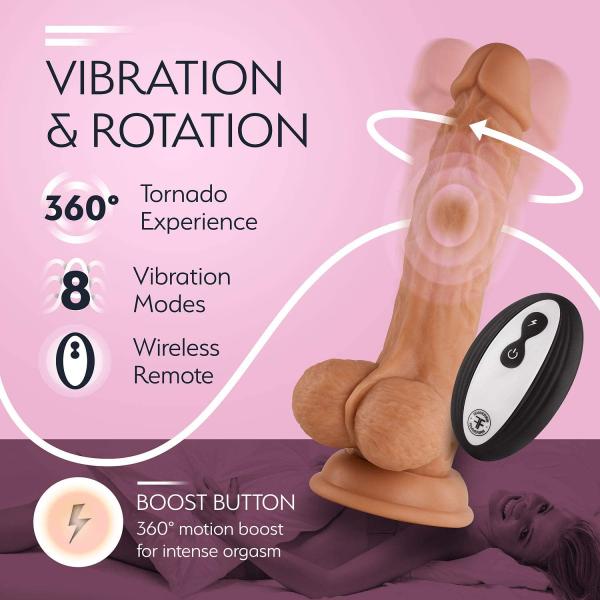 Wireless Turbo Baller - Vortex Series 2.0 - Vibrateur Réaliste Rechargeable -  FemmeFunn – Image 3