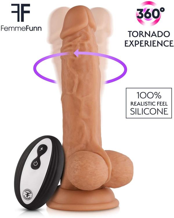 Wireless Turbo Baller - Vortex Series 2.0 - Vibrateur Réaliste Rechargeable -  FemmeFunn – Image 2