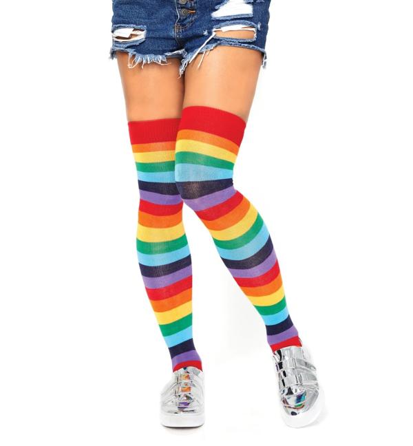 Bas Haut de Cuisse Arc-en-Ciel - 6606 - Leg Avenue