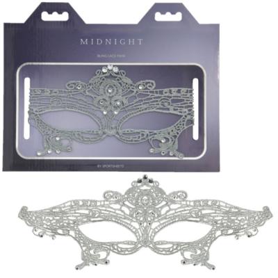 Bling Lace Mask - Midnight - Masque - SporSheets