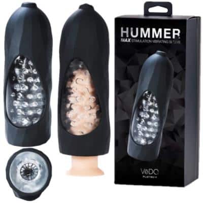 Hummer Max Stimulation Vibrating Sleeve - Masturbateur Vibrant - Vèdo