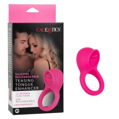 Teasing Tongue Enhancer - Anneau Vibrant Rechargeable - California Exotics