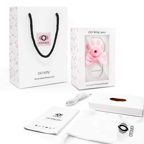 Cici Kitty Plus - Masseur Clitoridien à Impulsion d’Air et Vibrant - Otouch