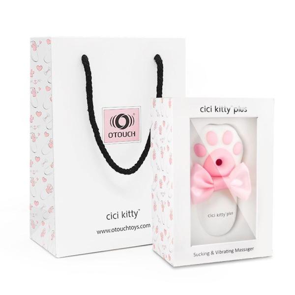 Cici Kitty Plus - Masseur Clitoridien à Impulsion d’Air et Vibrant - Otouch