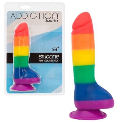 Justin - Gode Réaliste Arc-En-Ciel - Addiction