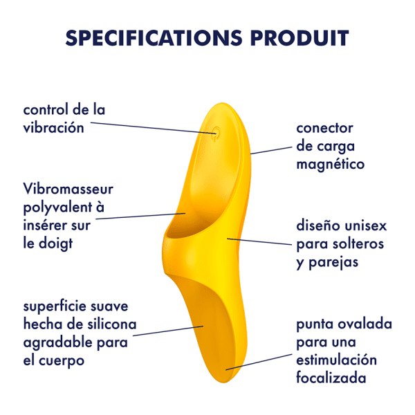Teaser - Doigt Vibrant Rechargeable - Satisfyer – Image 6