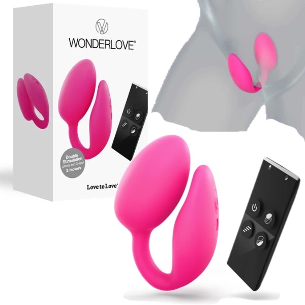 Wonderlove - Vibrateur Double Stimulation à Distance - Love to Love