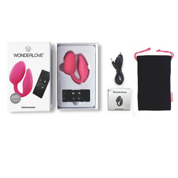 Wonderlove - Vibrateur Double Stimulation à Distance - Love to Love