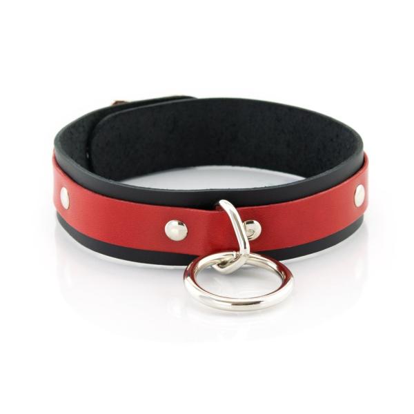 1 Ring Slave Collar - Collier en Cuir - XBliss – Image 3