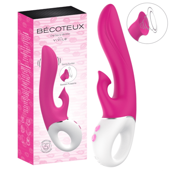 Bécoteux - Vibrateur Double Stimulation avec Succion - Vivilo