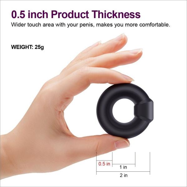 Donut Ring Silicone - Anneau d'Érection - Pleasure