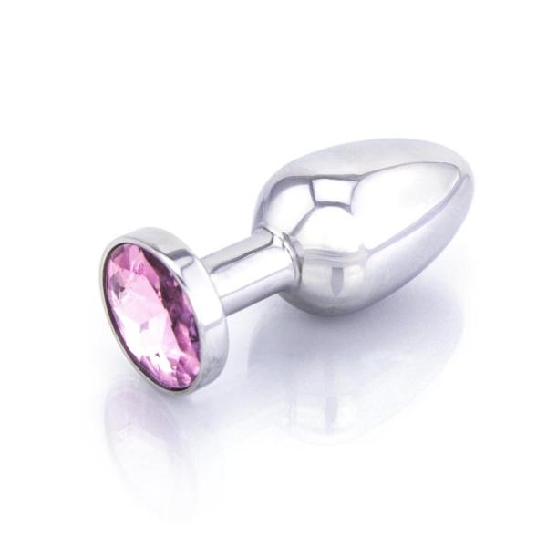 Jeweled Stainless Steel Butt Plug - Plug Anale avec Bijou - XBliss – Image 4