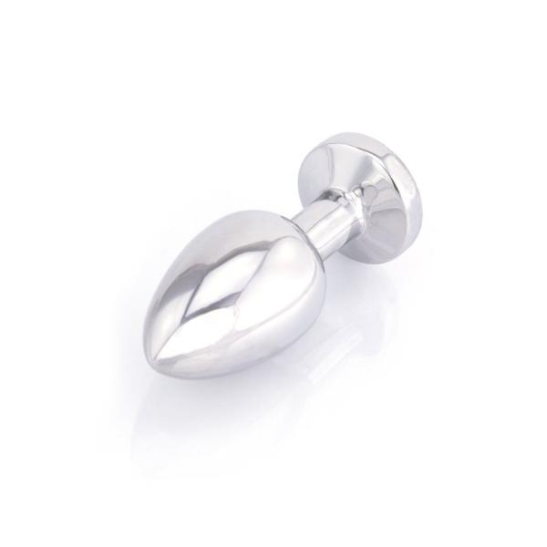 Jeweled Stainless Steel Butt Plug - Plug Anale avec Bijou - XBliss – Image 5