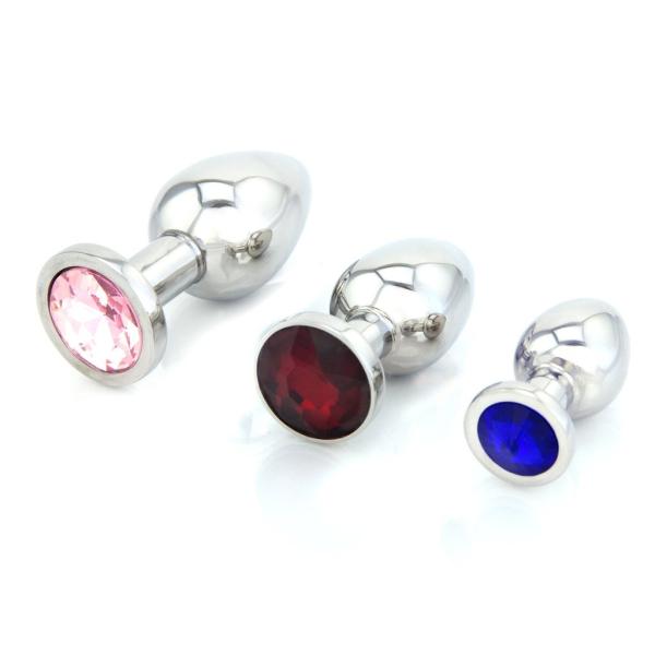 Jeweled Stainless Steel Butt Plug - Plug Anale avec Bijou - XBliss – Image 7