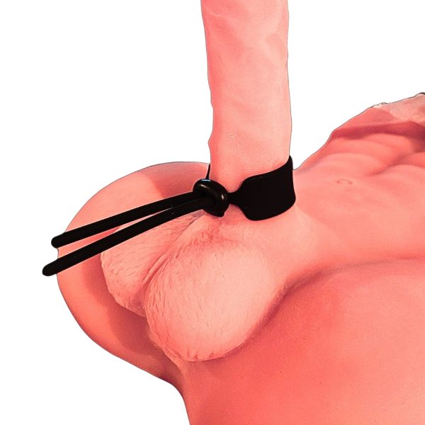 Cock ring ajustable avec système de verrouillage sécurisé.