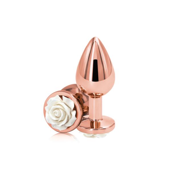 Medium Rose - Rear Assets - Plug Anale Orné d'une Rose - NS Novelties – Image 10