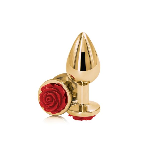 Medium Rose - Rear Assets - Plug Anale Orné d'une Rose - NS Novelties – Image 8