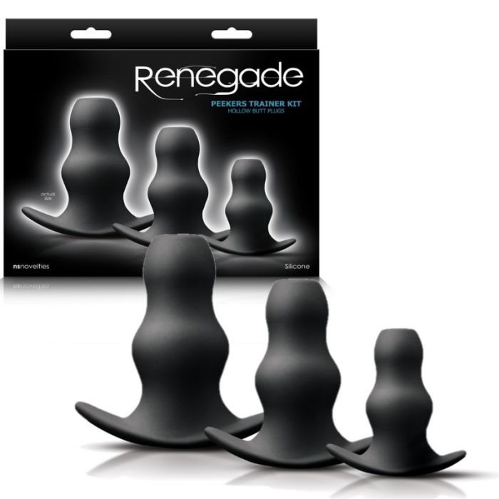 Peekers Trainer Kit Hollow Butt Plug - Ensemble de Plug Anale - Renegade