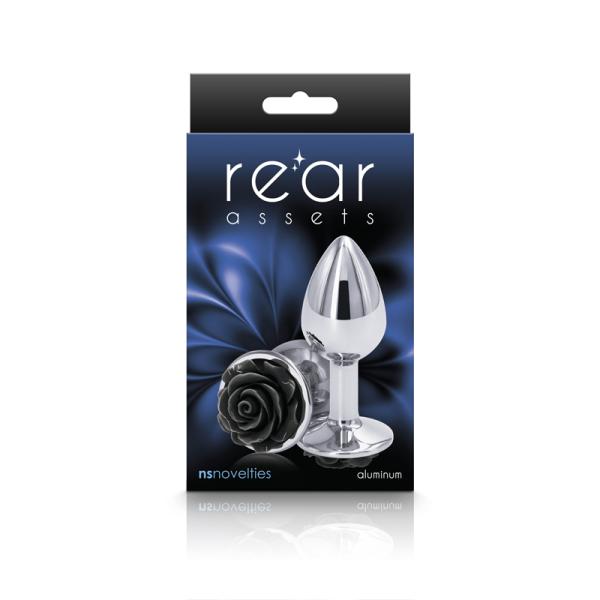 Small Rose - Rear Assets - Plug Anale Orné d'une Rose - NS Novelties – Image 3