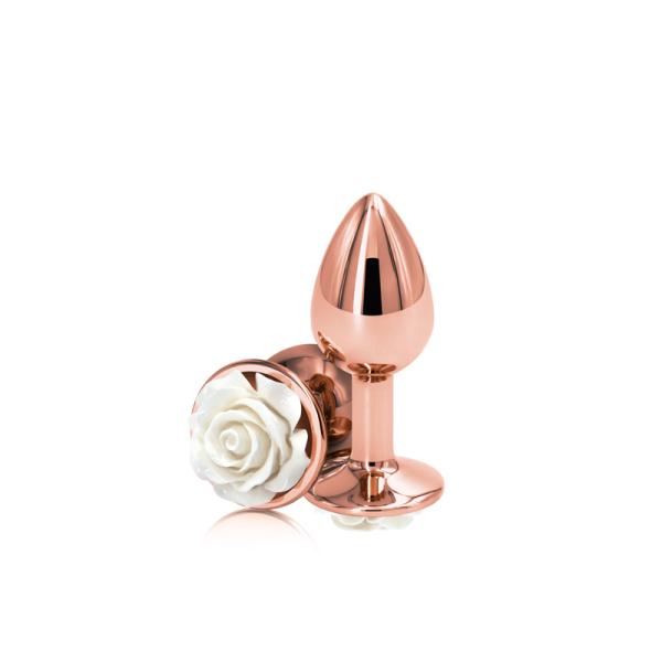 Small Rose - Rear Assets - Plug Anale Orné d'une Rose - NS Novelties – Image 10