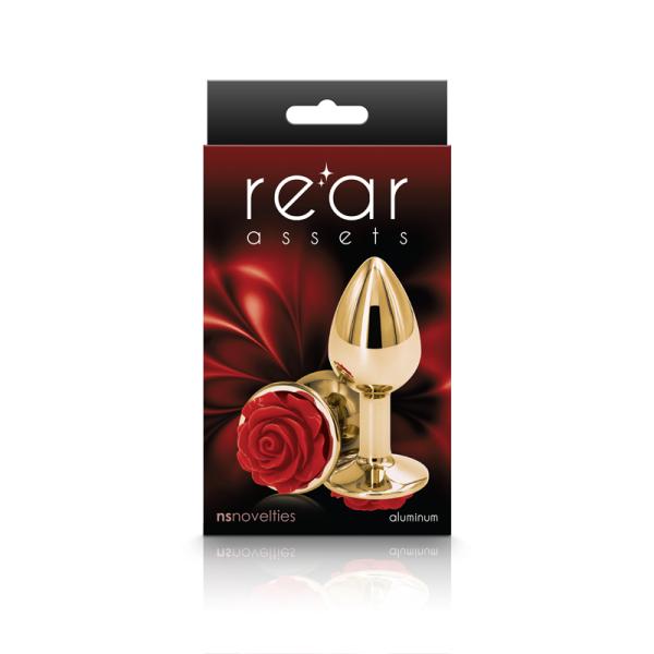 Small Rose - Rear Assets - Plug Anale Orné d'une Rose - NS Novelties – Image 9