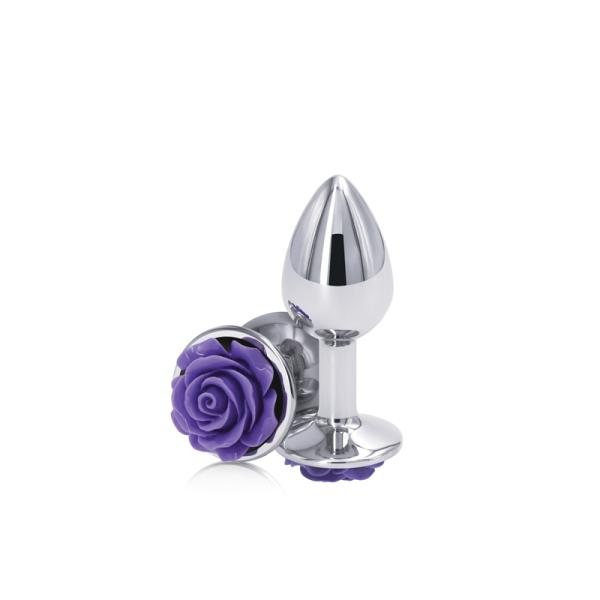 Small Rose - Rear Assets - Plug Anale Orné d'une Rose - NS Novelties – Image 6