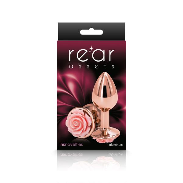 Small Rose - Rear Assets - Plug Anale Orné d'une Rose - NS Novelties – Image 5