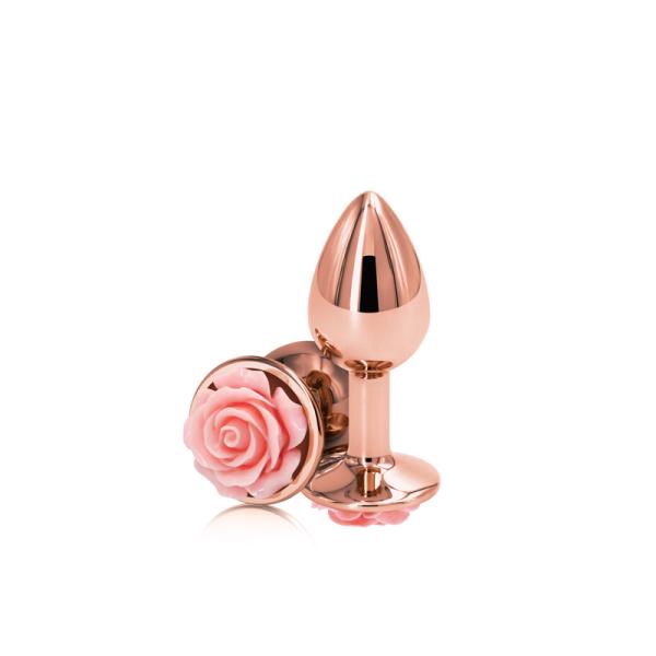 Small Rose - Rear Assets - Plug Anale Orné d'une Rose - NS Novelties – Image 4