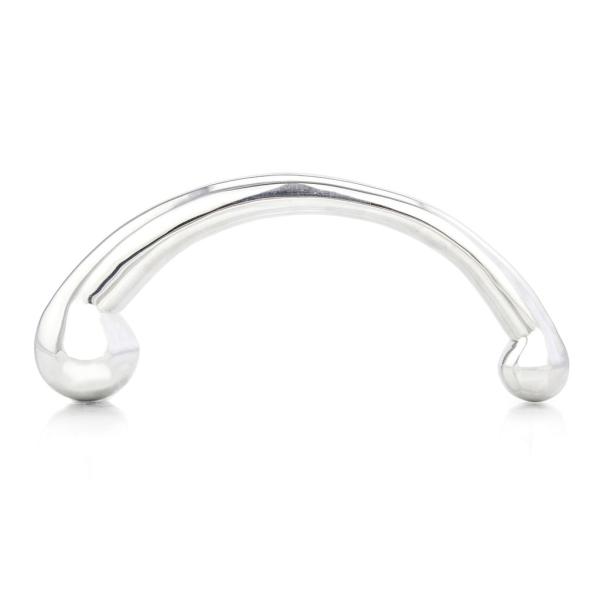 Stainless Steel Curved Head Dildo - Gode en Métal - Xbliss – Image 2