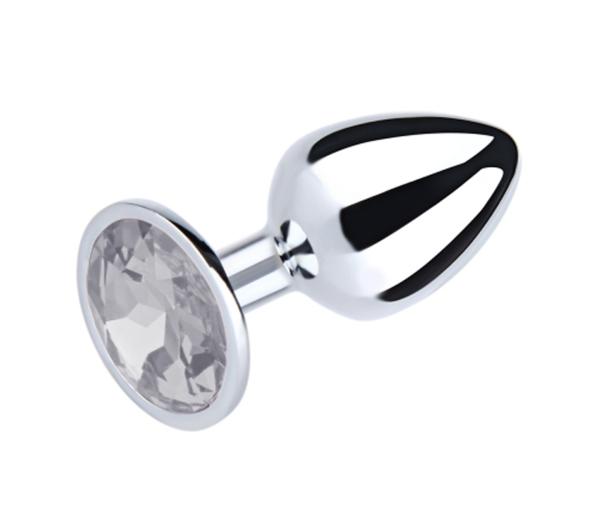 Jeweled Stainless Steel Butt Plug - Plug Anale avec Bijou - XBliss – Image 3