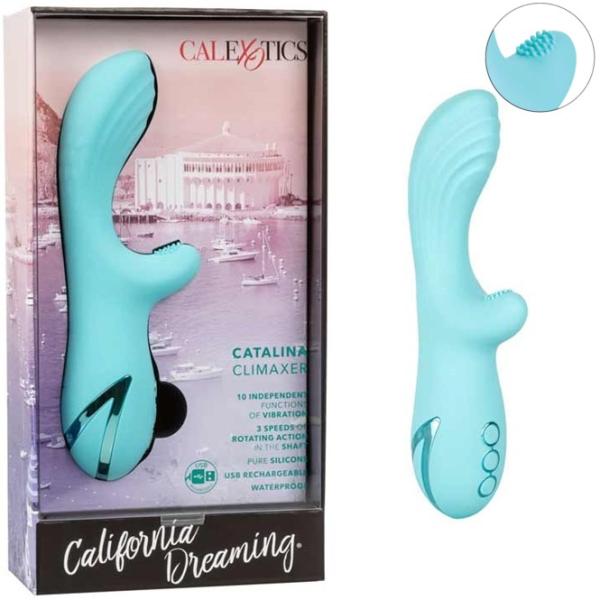 Catalina Climaxer - California Dreaming - Vibrateur Rechargeable - Double Stimulation - California Exotics