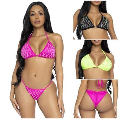 Ensemble de Bikini Domino - 81638 - Leg Avenue