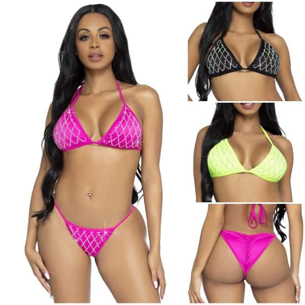 Ensemble de Bikini Domino - 81638 - Leg Avenue