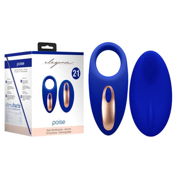 Poise - Anneau Vibrant Rechargeable à Distance - Elegance