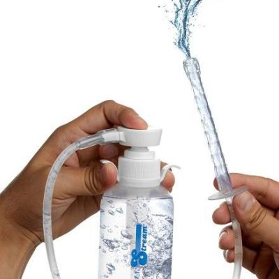 Pump Action Enema Bottle with Nozzle - Ensemble de Lavement - Clean Stream
