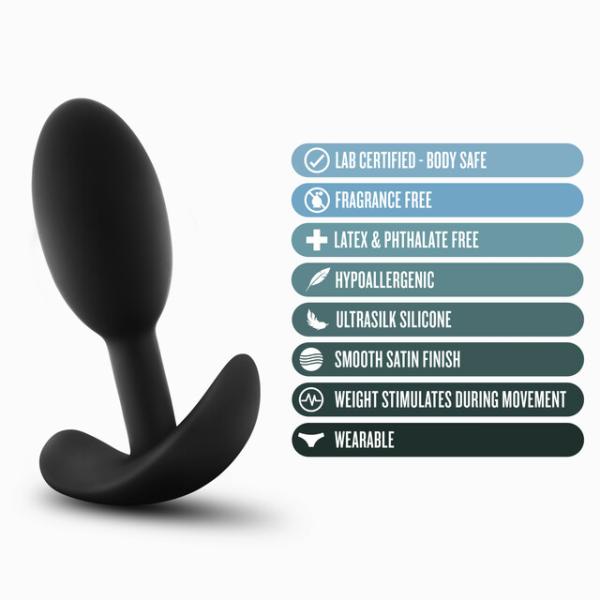 Vibra Slim Plug Small - Anal Adventures Platinum - Plug Anale - Blush – Image 6