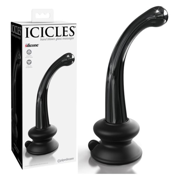 Icicles N.87 - Gode en Verre avec Ventouse - Point G