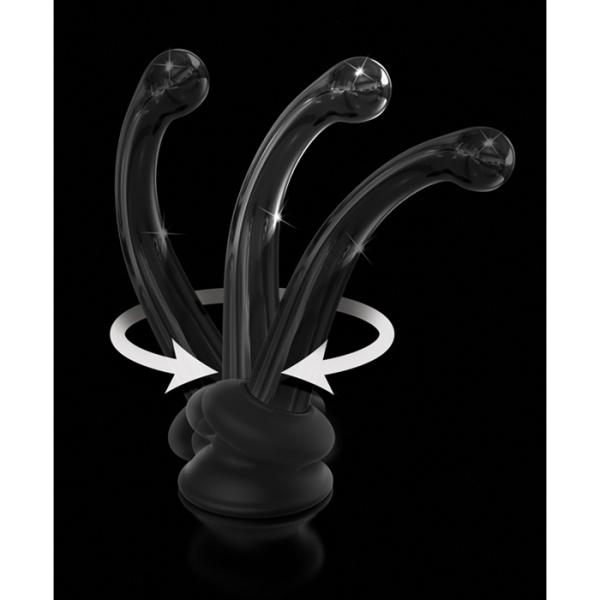 Icicles N.87 - Gode en Verre avec Ventouse - Point G
